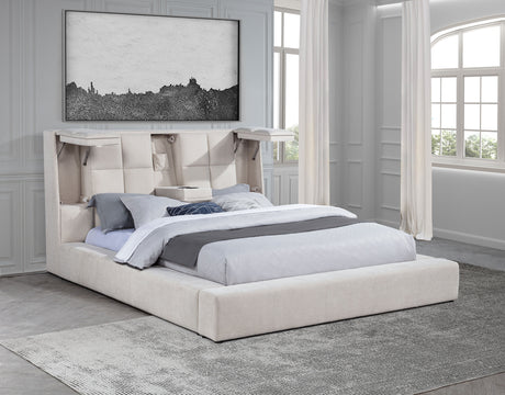 Dreux Panel Platform Bed - Furniture World