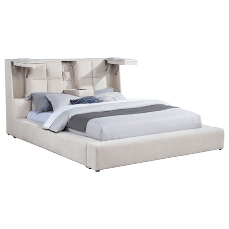 Dreux Panel Platform Bed - Furniture World