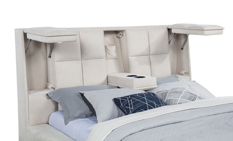 Dreux Panel Platform Bed - Furniture World