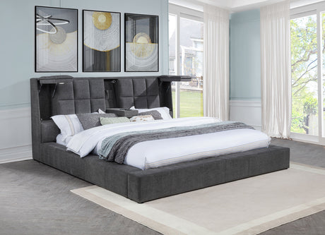 Dreux Panel Platform Bed - Furniture World