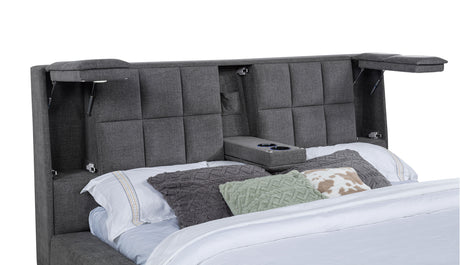 Dreux Panel Platform Bed - Furniture World