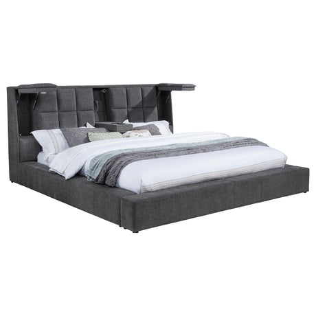 Dreux Panel Platform Bed - Furniture World