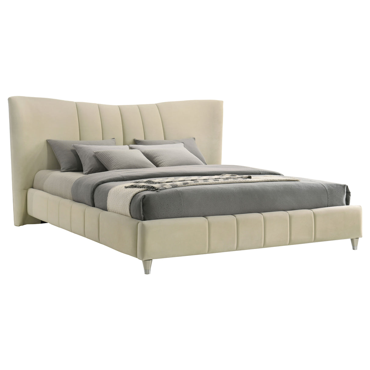 Evelyn Panel Platform Bed - Furniture World