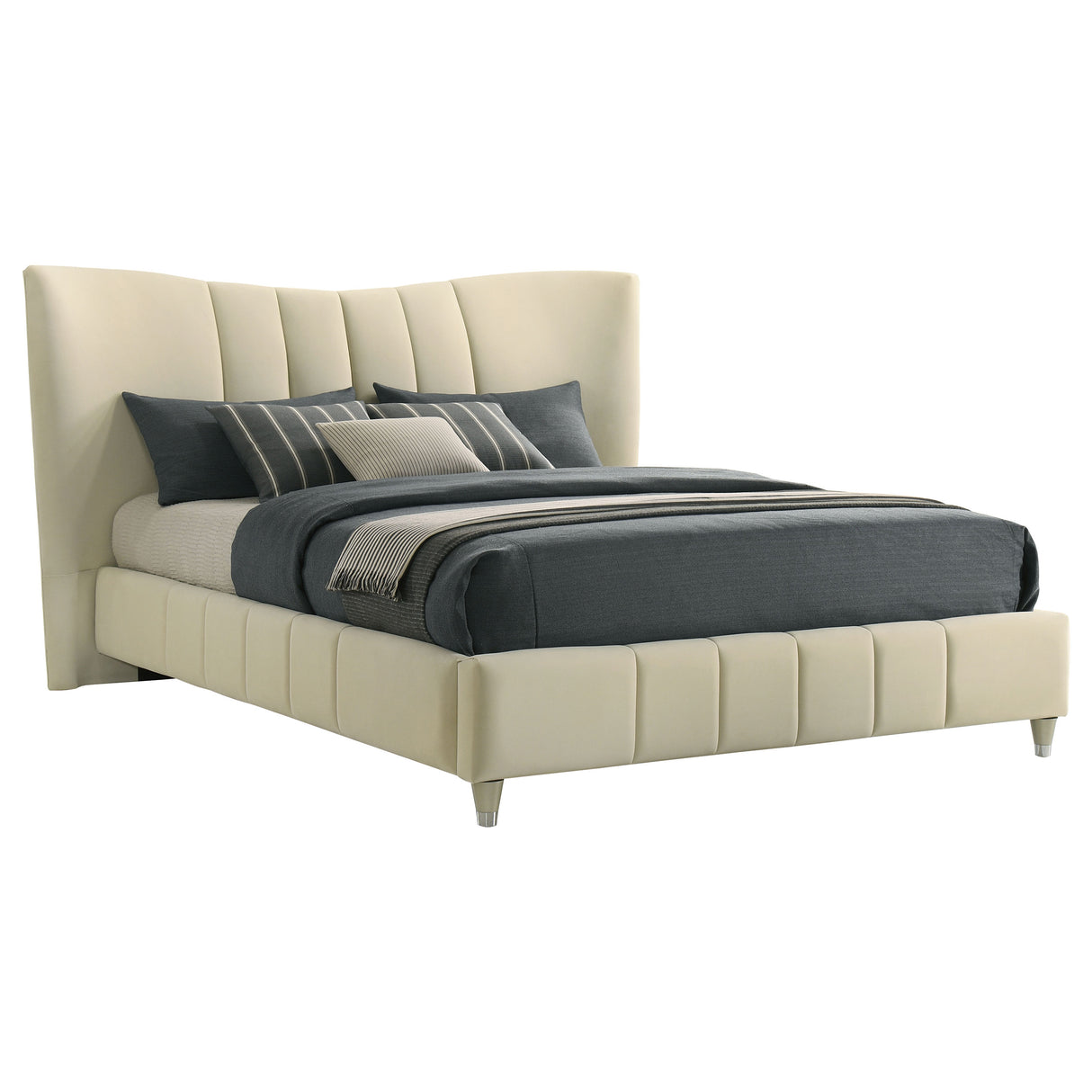 Evelyn Panel Platform Bed - Furniture World