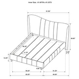 Evelyn Panel Platform Bed - Furniture World