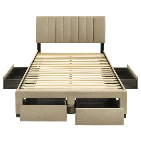 Wheatland Panel Platform Storage Bed - Furniture World