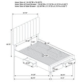 Wheatland Panel Platform Storage Bed - Furniture World