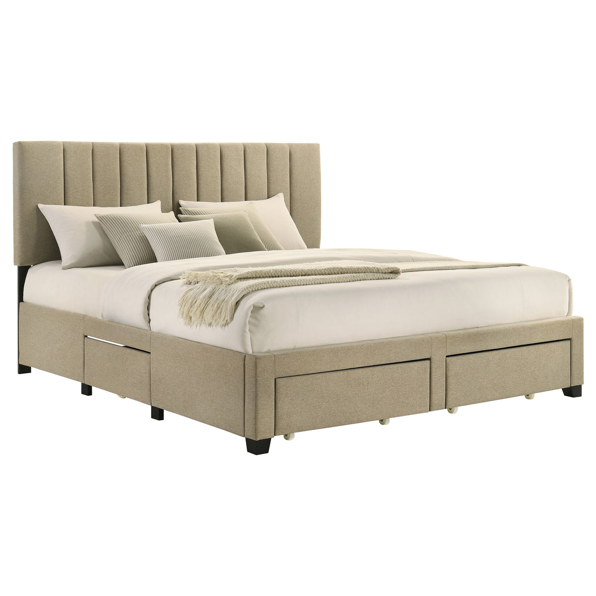 Wheatland Panel Platform Storage Bed - Furniture World