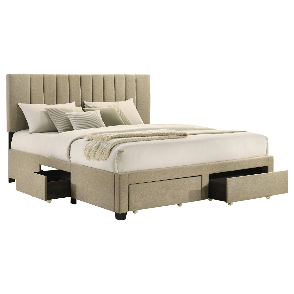 Wheatland Panel Platform Storage Bed - Furniture World