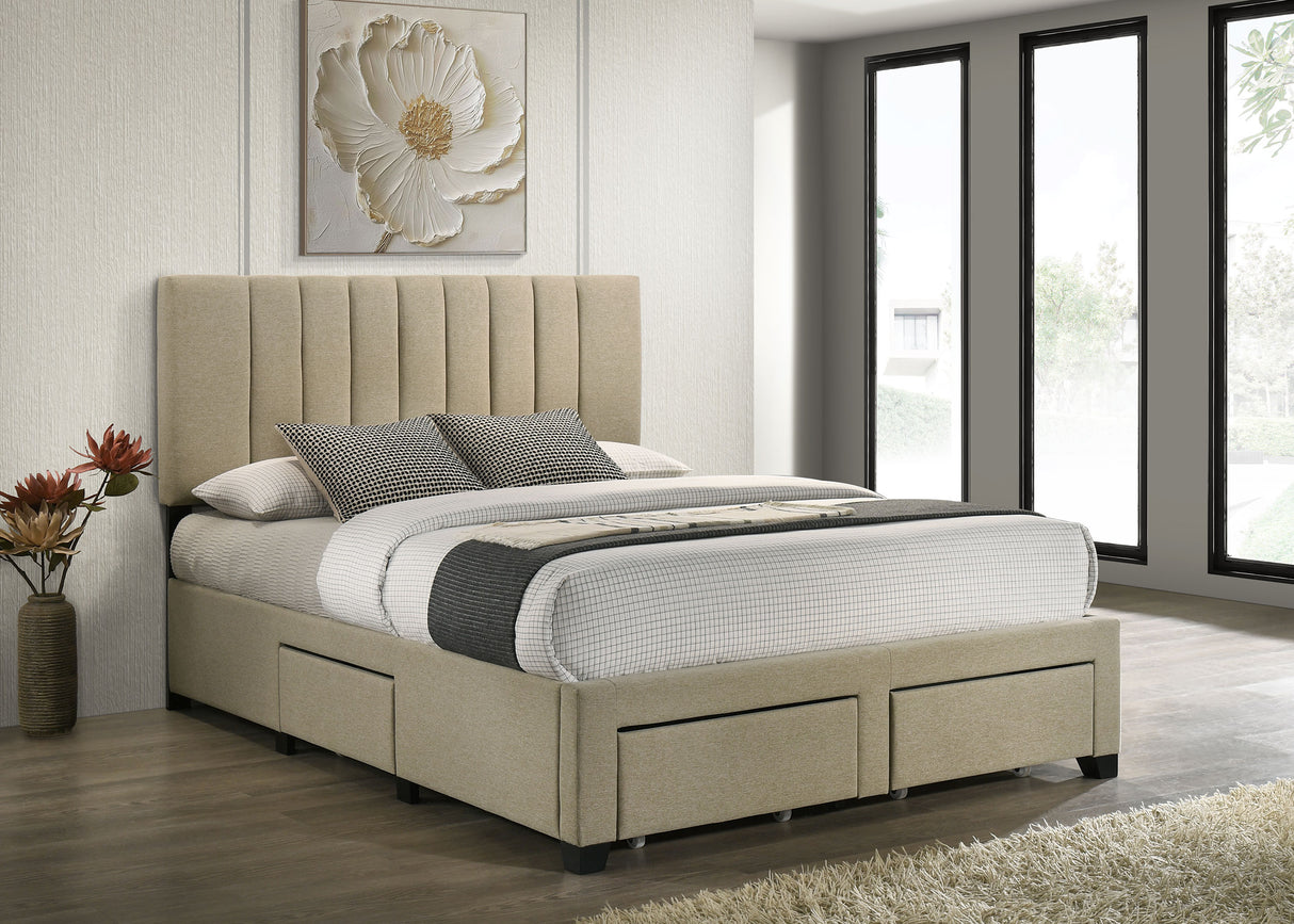 Wheatland Panel Platform Storage Bed - Furniture World