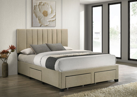 Wheatland Panel Platform Storage Bed - Furniture World