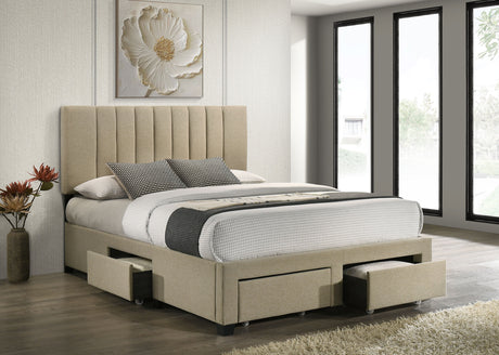 Wheatland Panel Platform Storage Bed - Furniture World