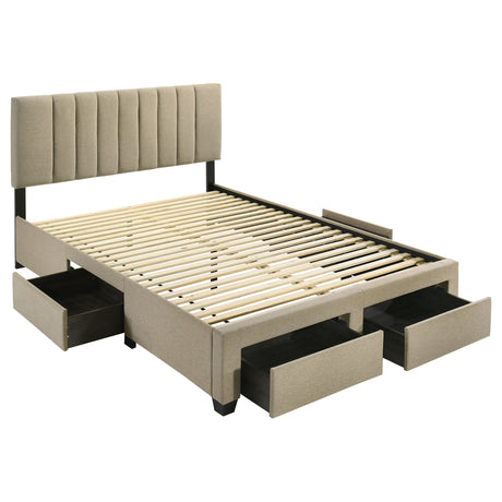 Wheatland Panel Platform Storage Bed - Furniture World