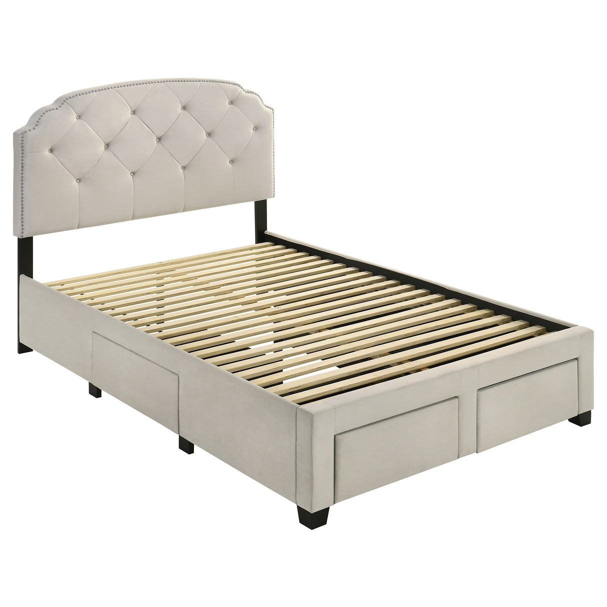 Marianna Panel Platform Storage Bed - Furniture World