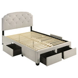 Marianna Panel Platform Storage Bed - Furniture World