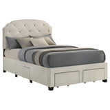 Marianna Panel Platform Storage Bed - Furniture World