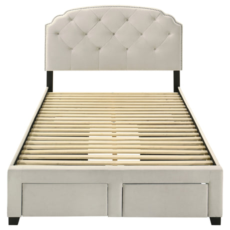 Marianna Panel Platform Storage Bed - Furniture World
