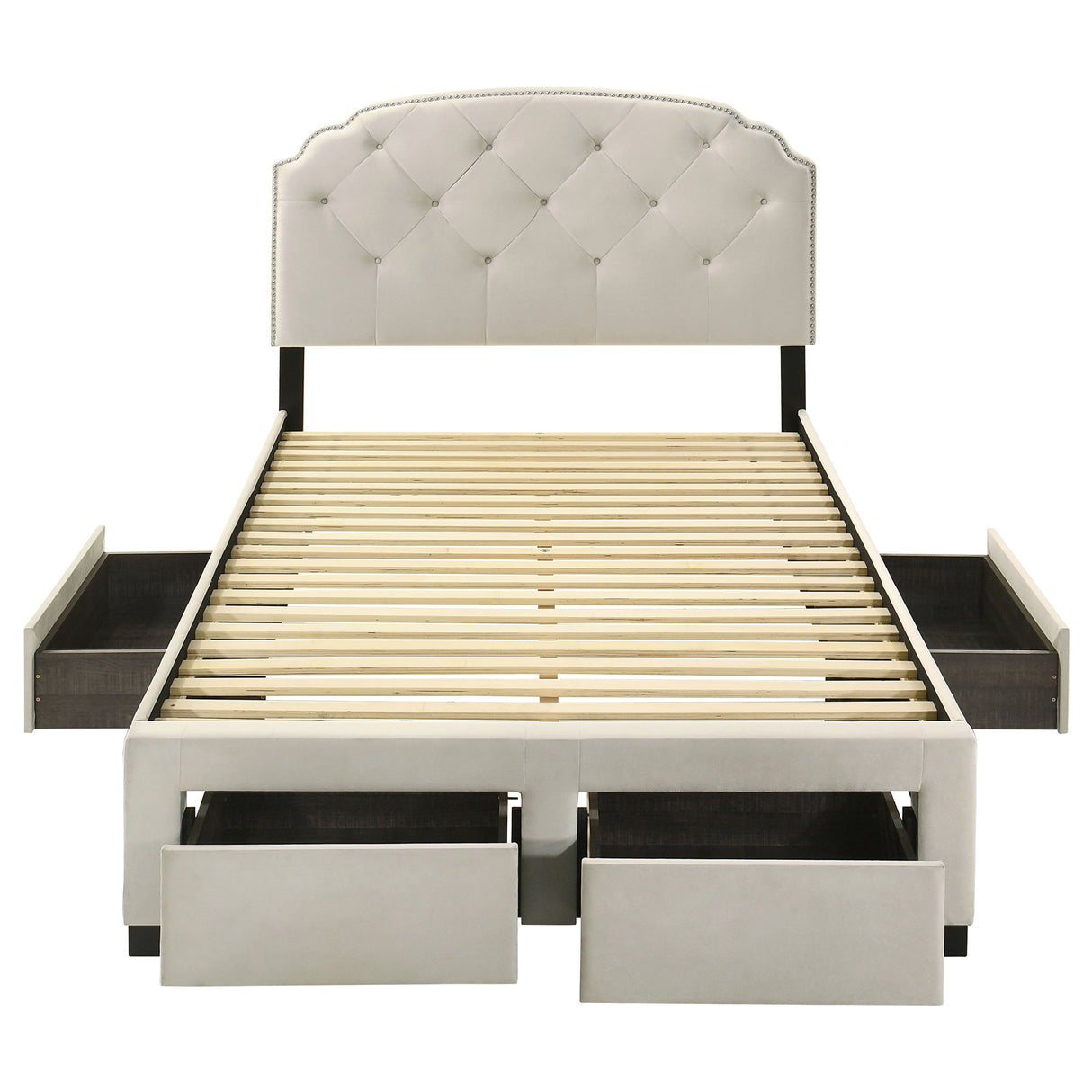 Marianna Panel Platform Storage Bed - Furniture World