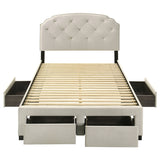 Marianna Panel Platform Storage Bed - Furniture World