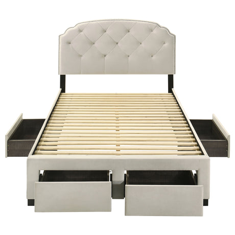 Marianna Panel Platform Storage Bed - Furniture World