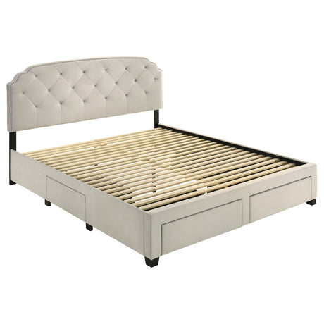 Marianna Panel Platform Storage Bed - Furniture World