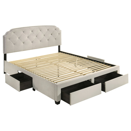 Marianna Panel Platform Storage Bed - Furniture World