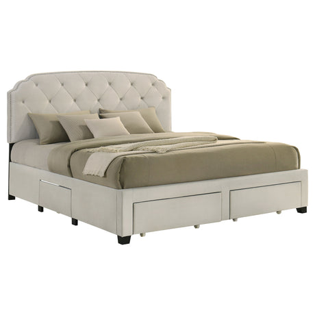 Marianna Panel Platform Storage Bed - Furniture World