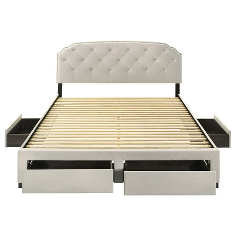 Marianna Panel Platform Storage Bed - Furniture World
