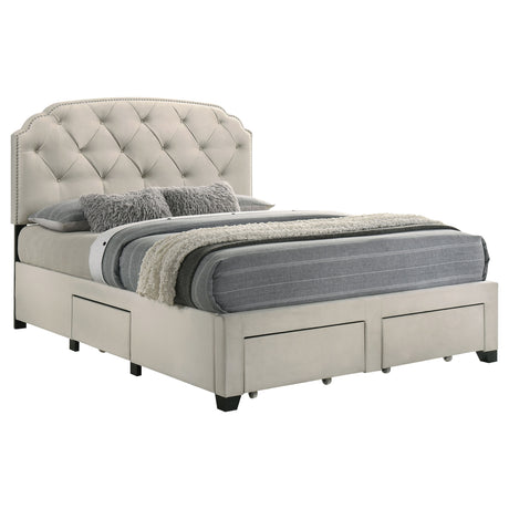 Marianna Panel Platform Storage Bed - Furniture World