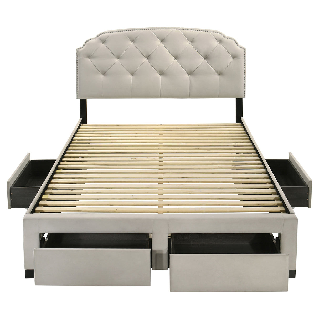 Marianna Panel Platform Storage Bed - Furniture World