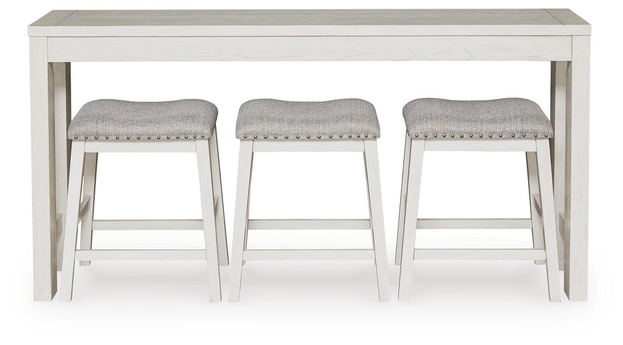Robbinsdale Counter Height Dining Table and 3 Barstools Set