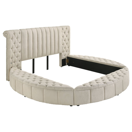Sonya Panel Floor Storage Bed - Furniture World