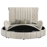 Sonya Panel Floor Storage Bed