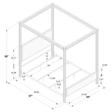 Zimmerlee Canopy Panel Bed - Furniture World