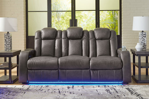 Fyne-Dyme Power Reclining Sofa - Furniture World