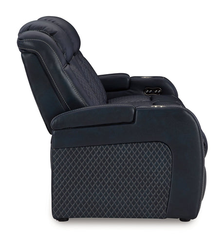 Fyne-Dyme Power Reclining Sofa - Furniture World