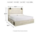 Cambeck Bed with 2 Storage Drawers