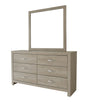 Crown Mark Furniture Jaylen Dresser Mirror in Gray image
