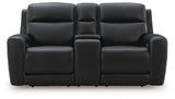 5Z-Comfort Power Reclining Loveseat with Console