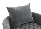 Sofi Button Tufted Swivel Chair