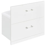 Flora Makeup Vanity Table with LED Mirror and Stool