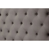 Cayla Cal.King, E.King, & Queen Bed Silver & Grey