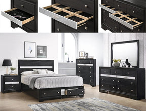 Crown Mark Regata Chest in Black image