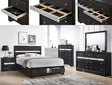 Crown Mark Regata Nightstand in Black image