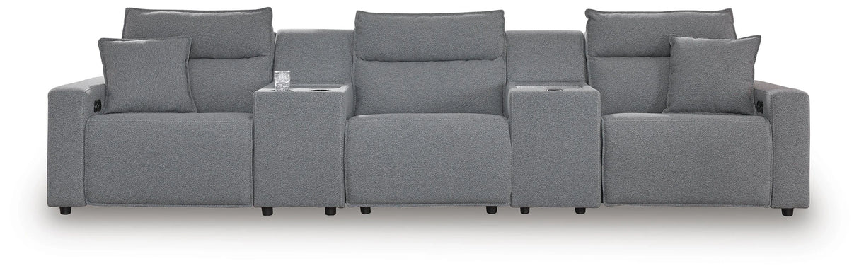 Modmax II Power Reclining Sectional with Consoles