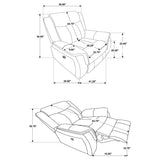 Lawrence Reclining Sofa Set
