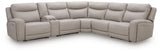 Gravier Power Reclining Sectional with Storage Console