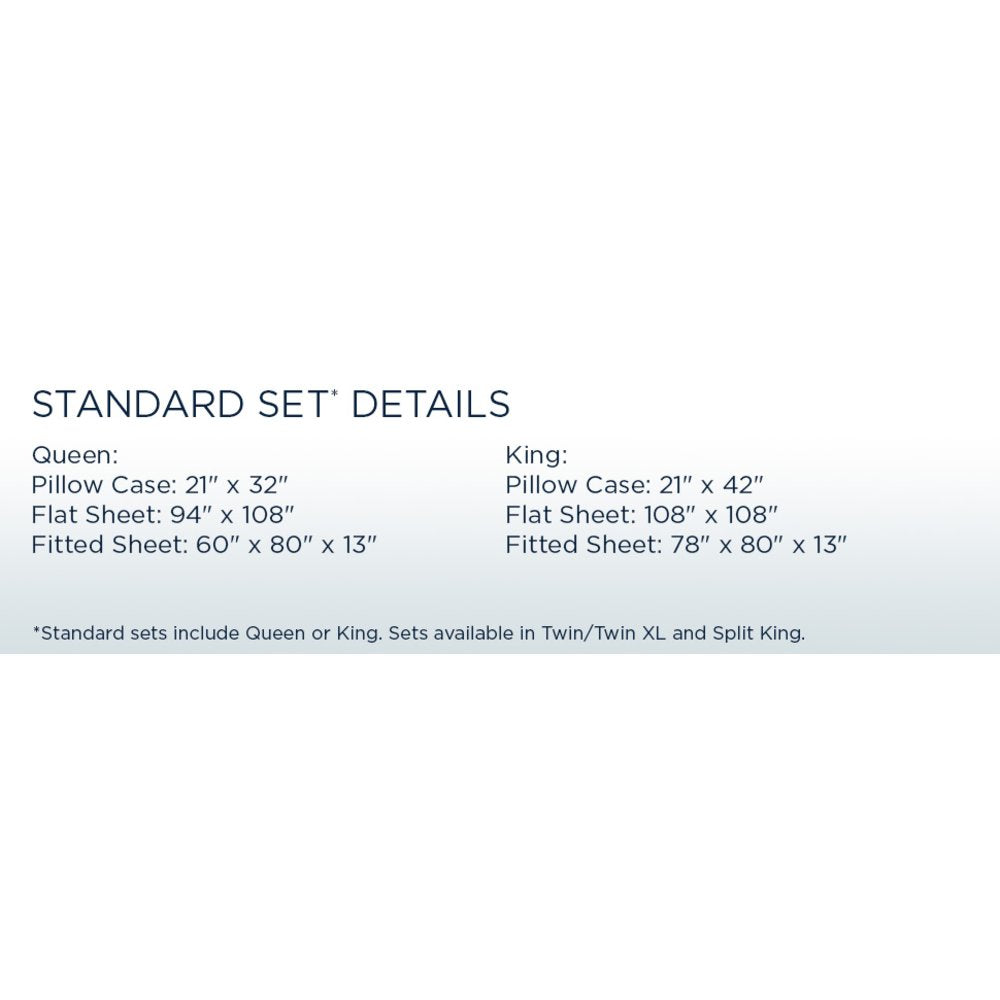 Tempur-Pedic ProPerformance Pillowcase Set - Sleepy Blue
