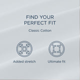 TEMPUR Classic Cotton Sheet Set Sleepy Blue