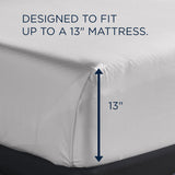 TEMPUR Luxe Egyptian Cotton Sheet Set White